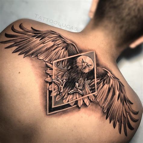 Eagle Back Tattoo Designs