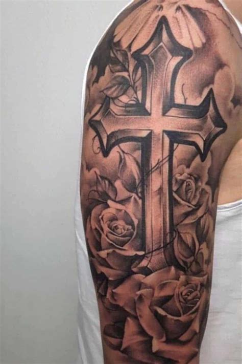 Cross Tattoo Designs For Shoulder
