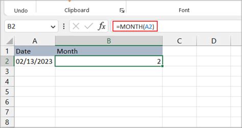 Extract Month Names From Dates In Excel Simple Methods
