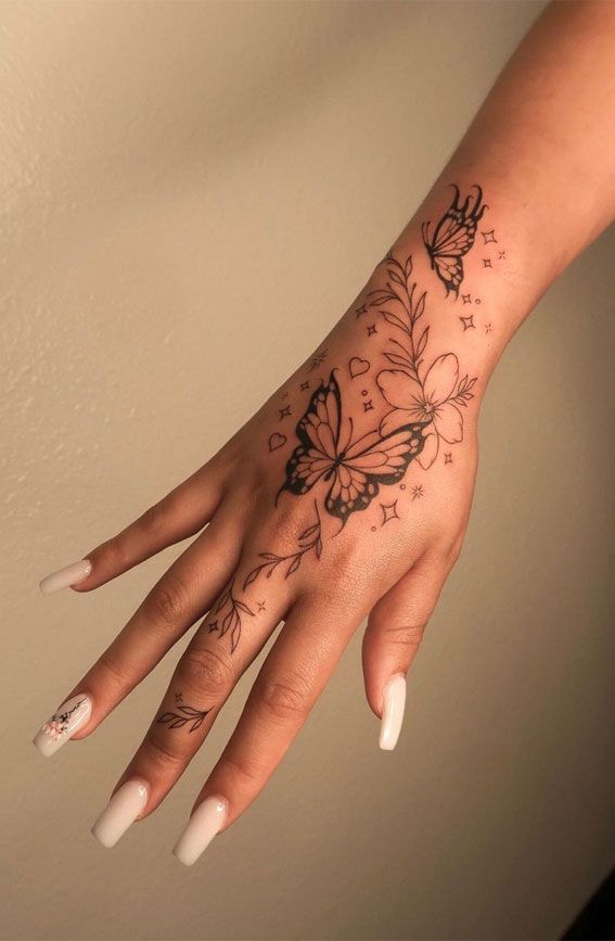 7 Girly Hand Tattoos