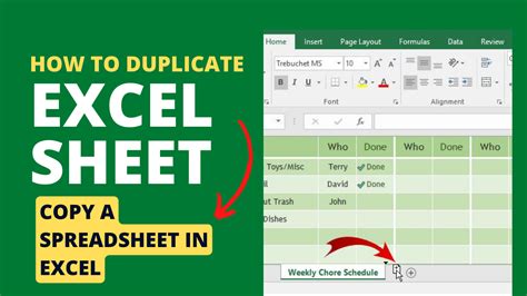 Duplicate Excel Sheet Easily