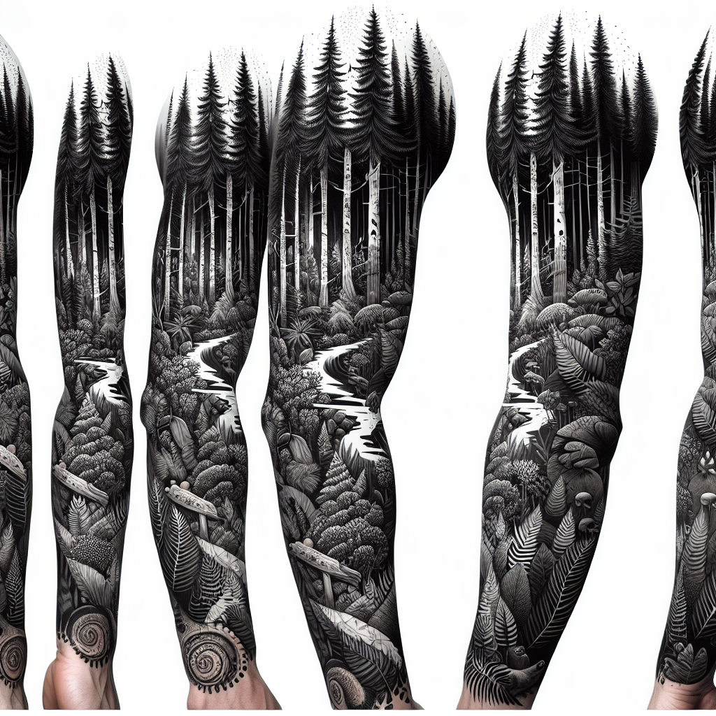 Sleeve Tattoo Forest Designs