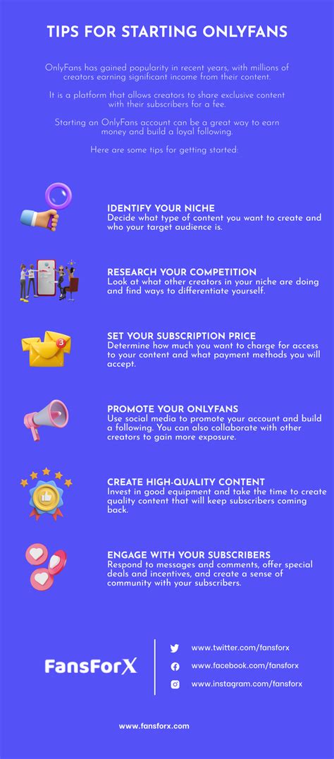 Tips For Starting Onlyfans
