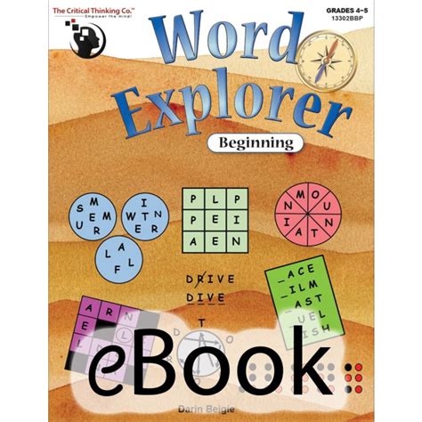 Word Explorer Beginning Word Explorer Beginning